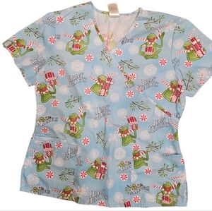 Kermit The Frog Medium Scrub Top